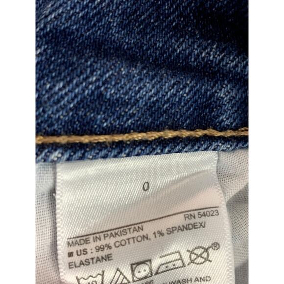 Size 0 Old Navy O.G. Straight High Rise Womens Denim Secret Slim Pockets - Picture 7 of 7
